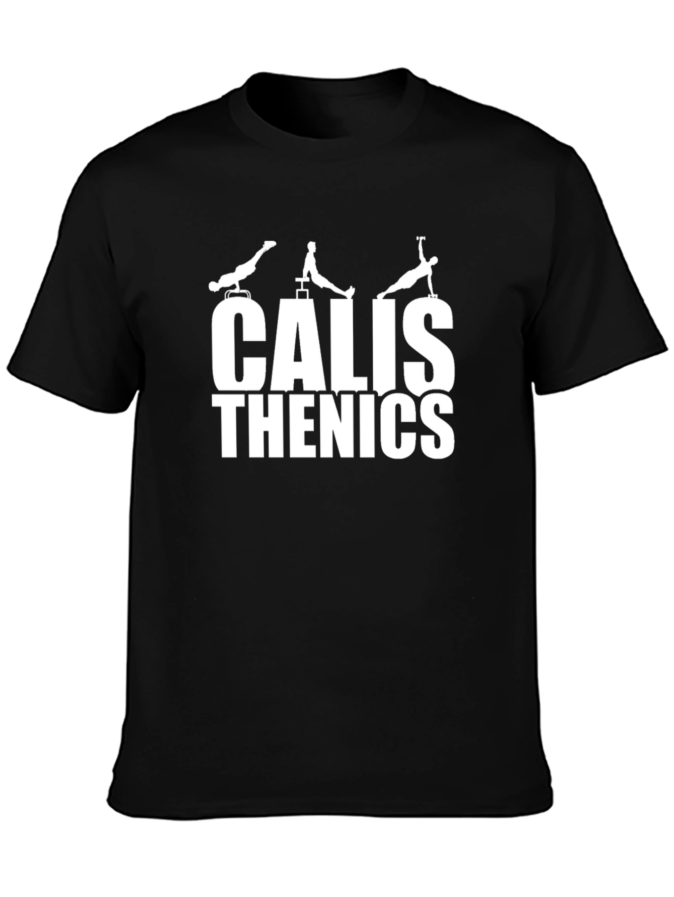Calisthenics Black Graphic T-Shirt