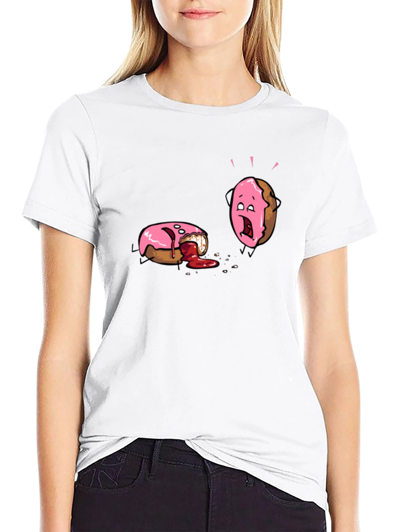 Funny Donut T-Shirt - Graphic Tee