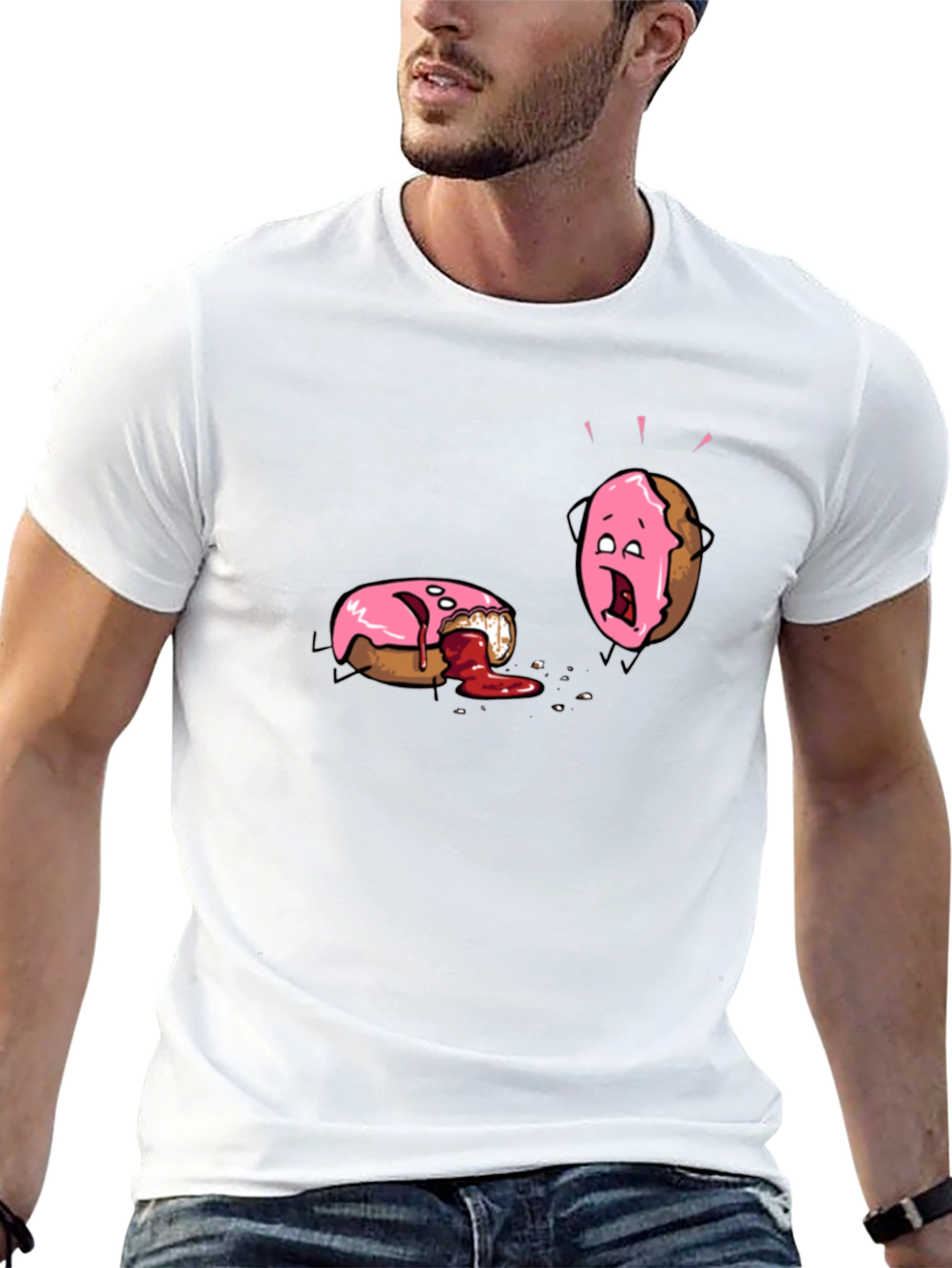 Funny Donut T-Shirt - Graphic Tee