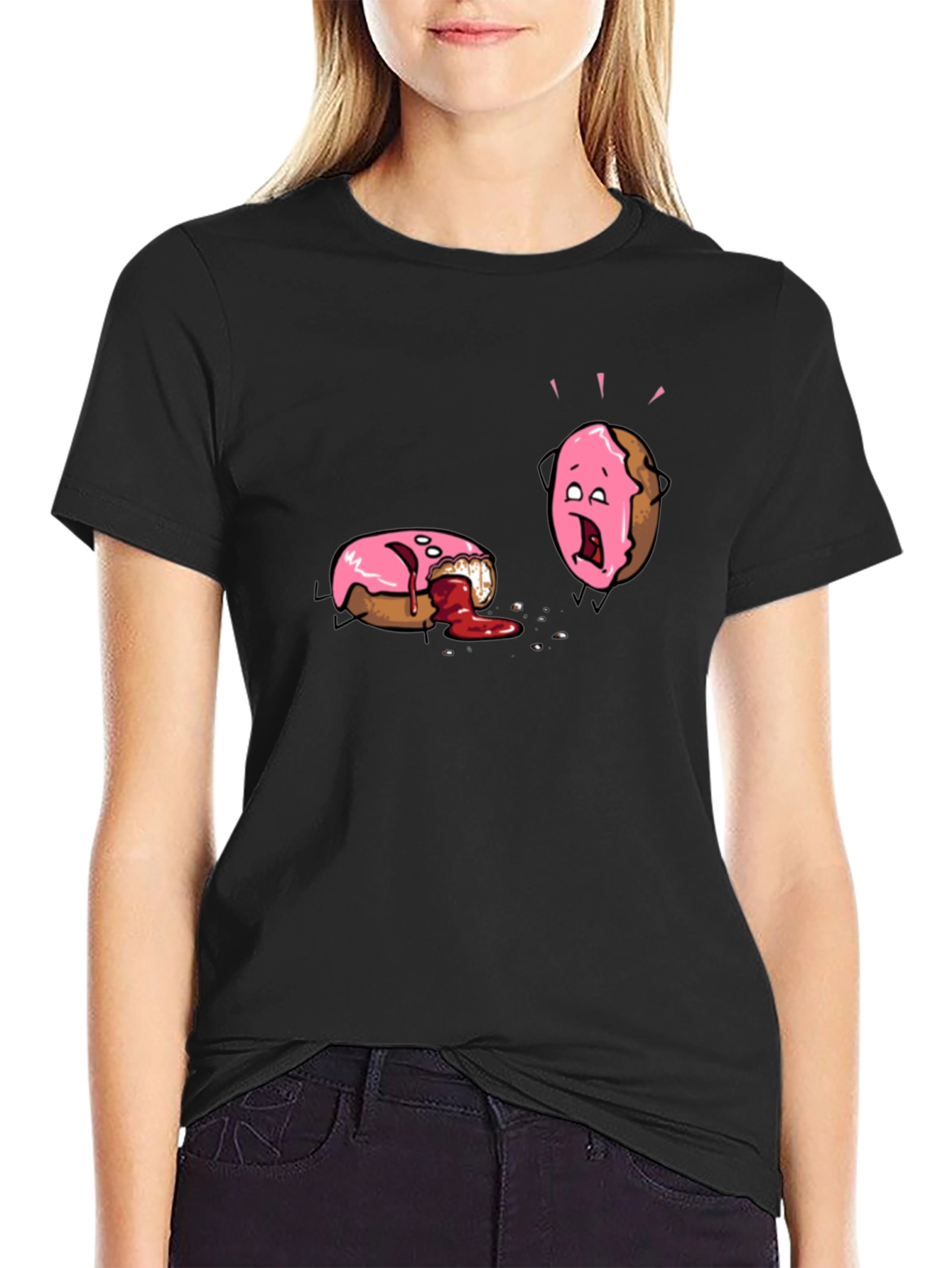 Funny Donut T-Shirt - Graphic Tee