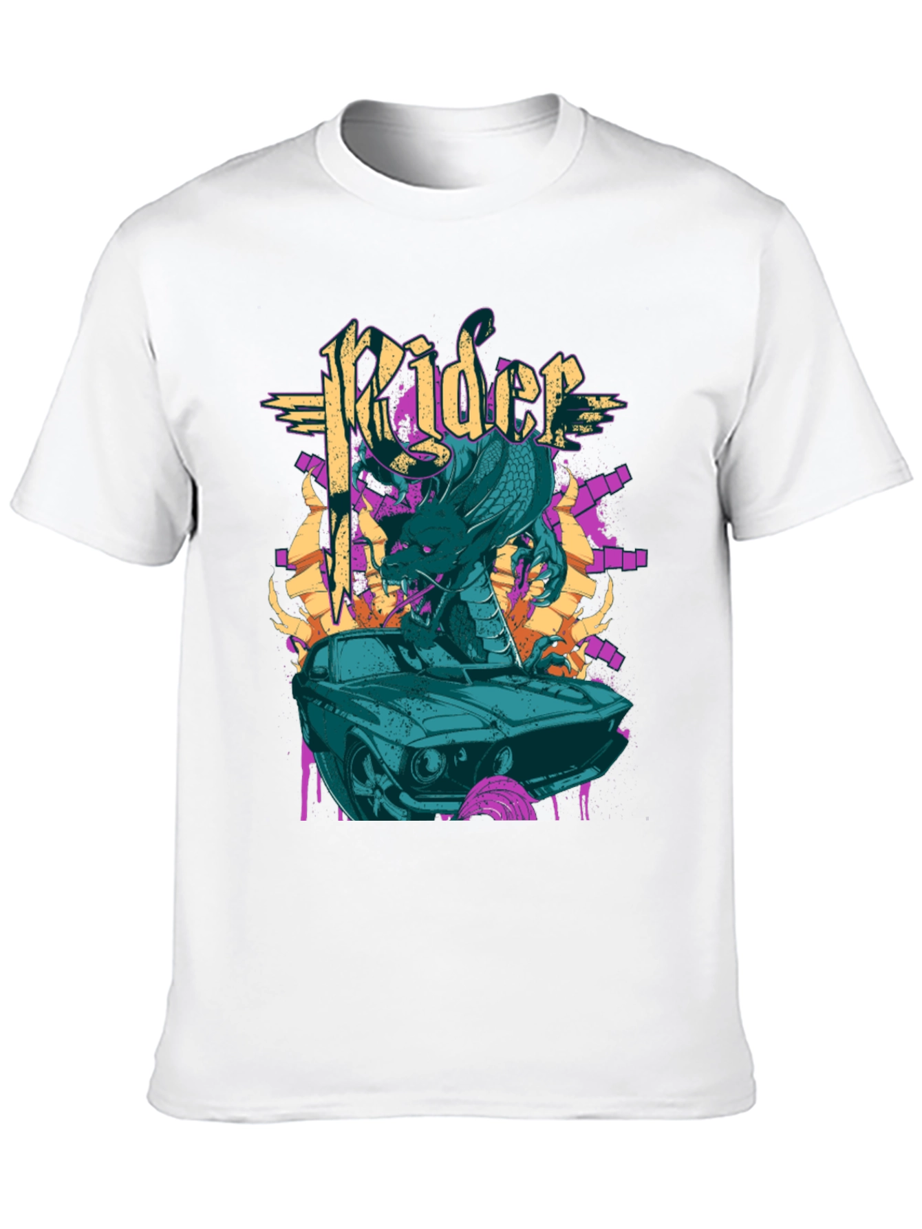 Rider Cobra Graphic Tee - Black