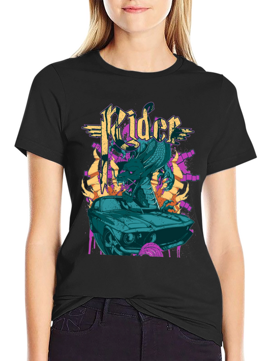 Rider Cobra Graphic Tee - Black