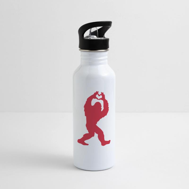 Bigfoot Heart Hands Silhouette