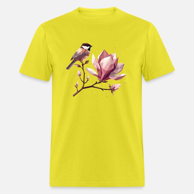 Bird on a Magnolia Branch – Harmonious Composition