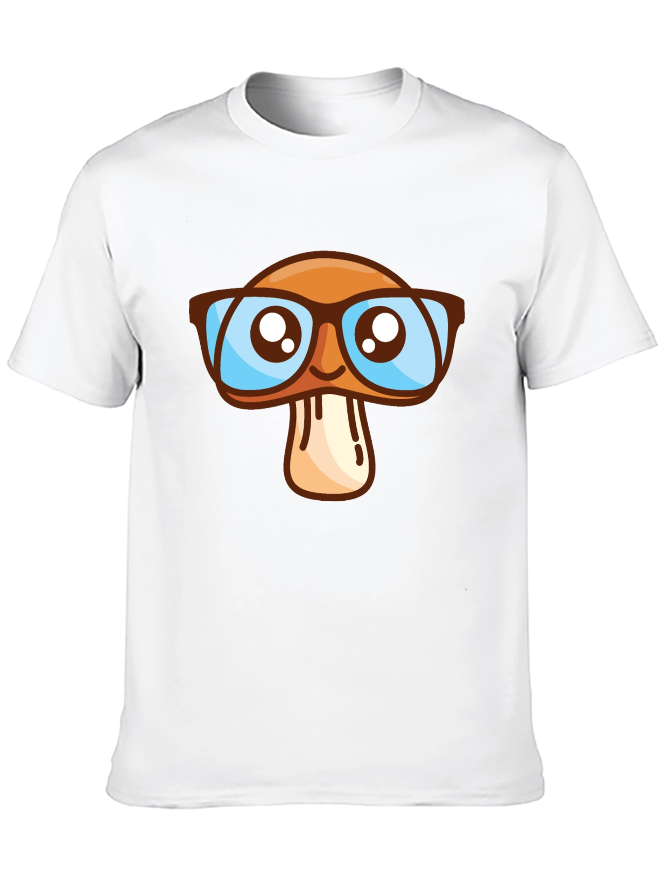 Mushroom Glasses Graphic T-Shirt - Funky Style!