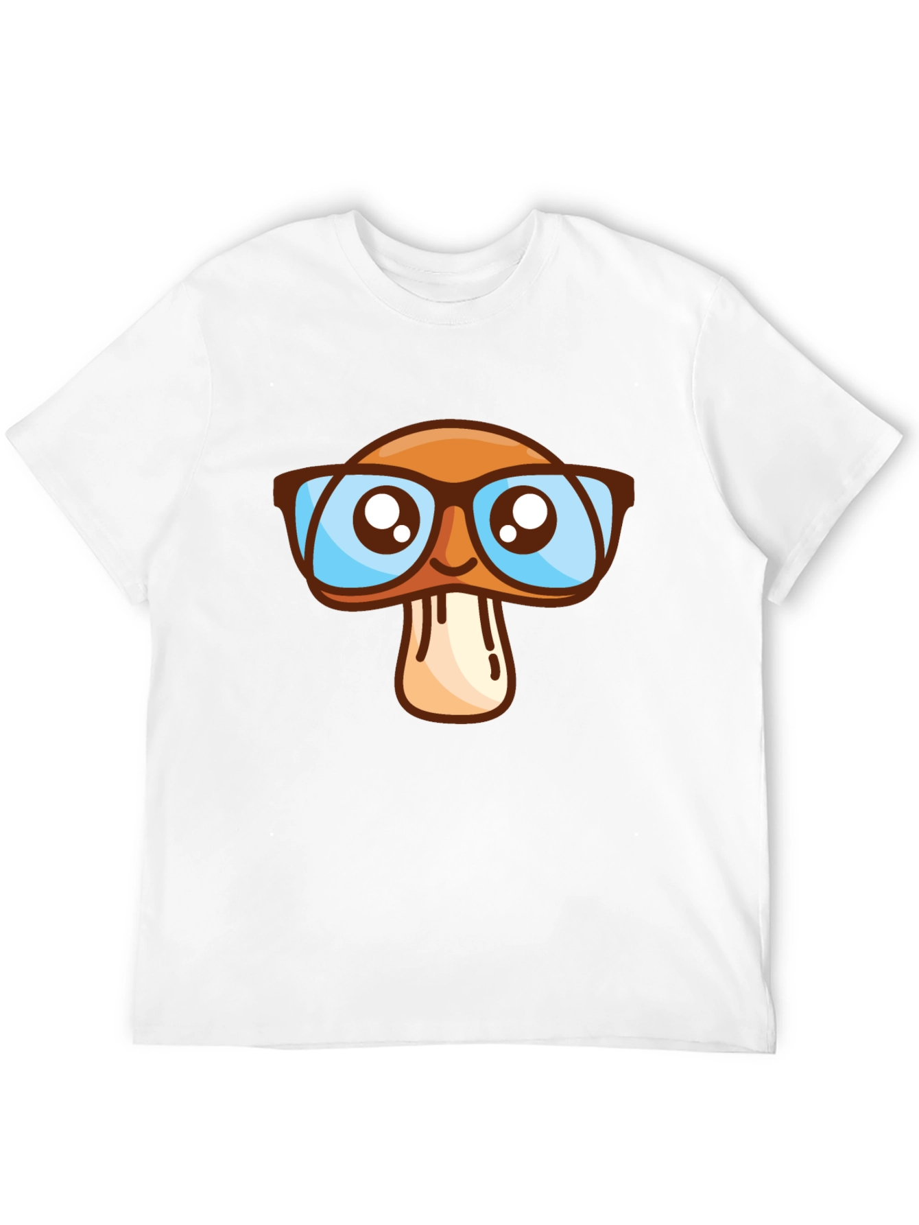 Mushroom Glasses Graphic T-Shirt - Funky Style!