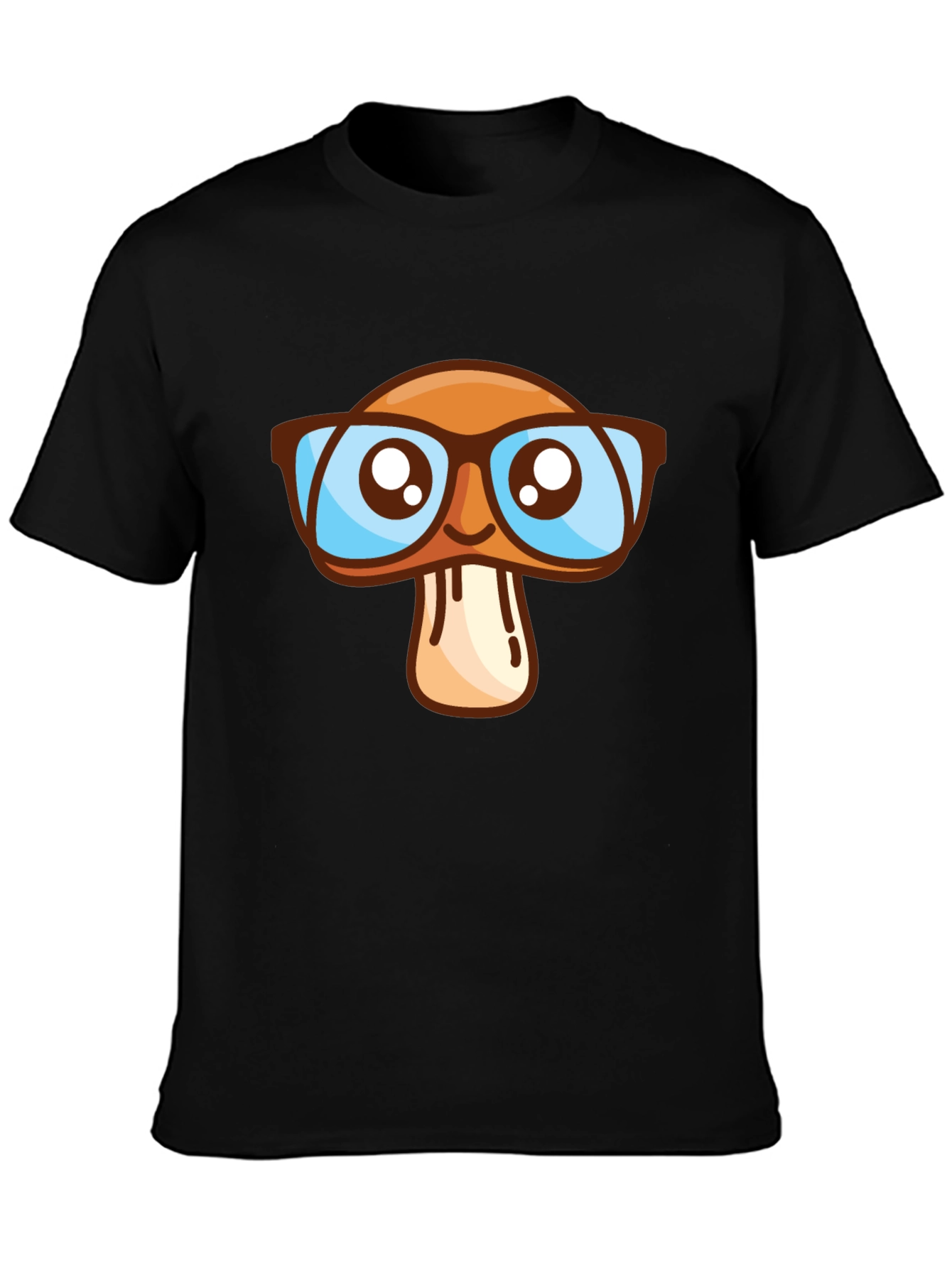Mushroom Glasses Graphic T-Shirt - Funky Style!