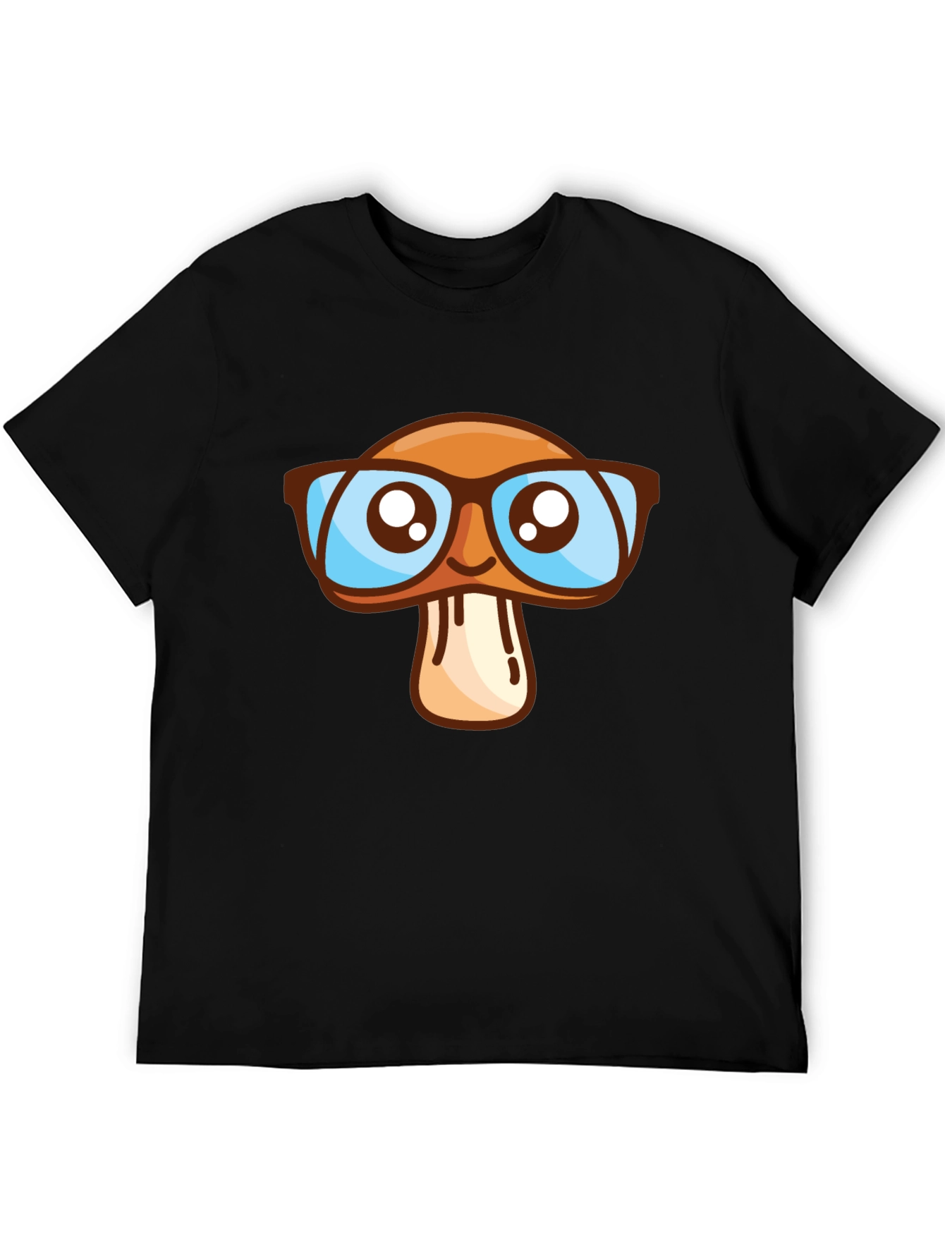 Mushroom Glasses Graphic T-Shirt - Funky Style!