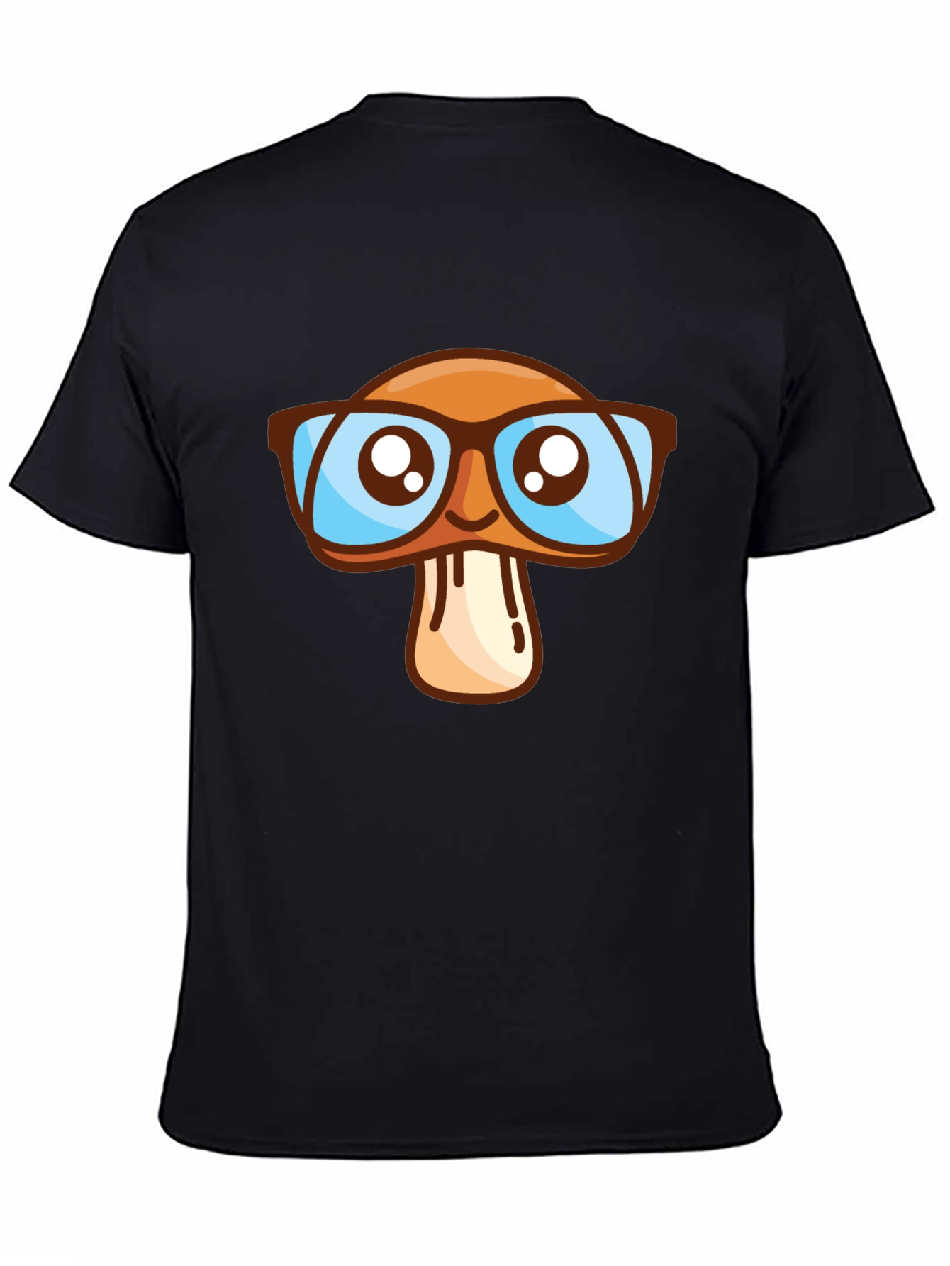 Mushroom Glasses Graphic T-Shirt - Funky Style!