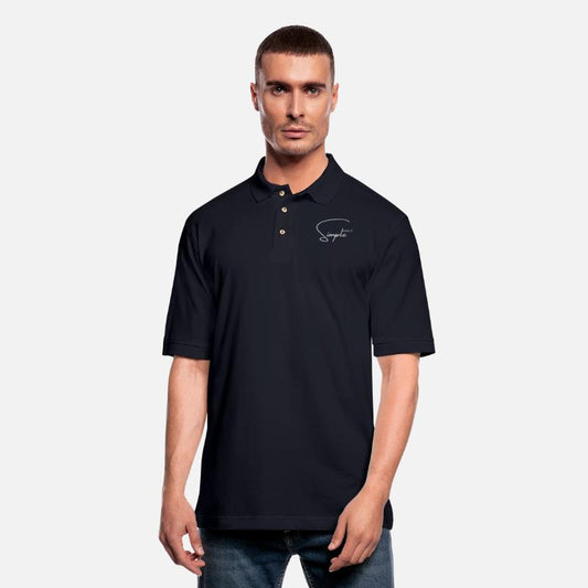 Black Handwriting Motive T Shirt