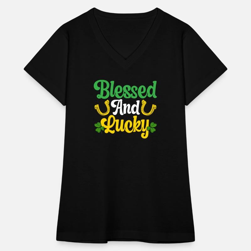 Blessed And Lucky Shamrock St. Patricks Day Irish