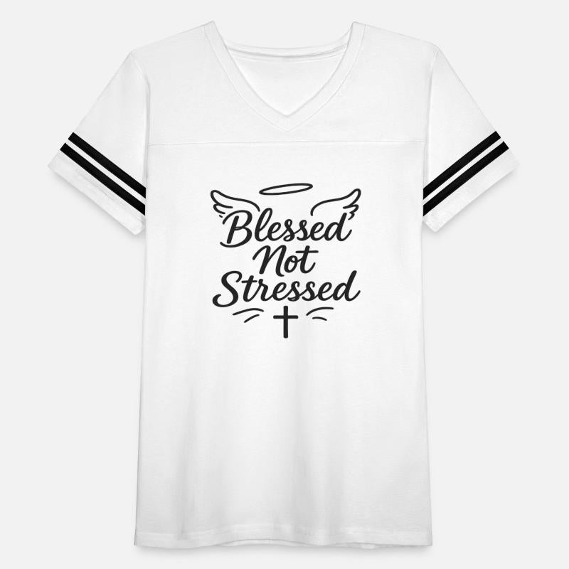 Blessed Not Stressed T-Shirt – Christian Faith Tee