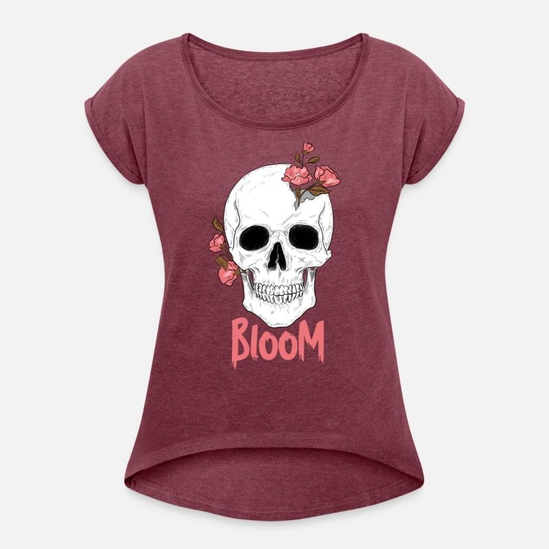 Bloom Skull Of Flowers design