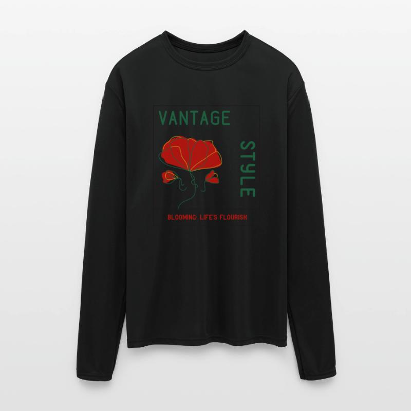 Blooming Rose - Retro beautiful Floral Quote