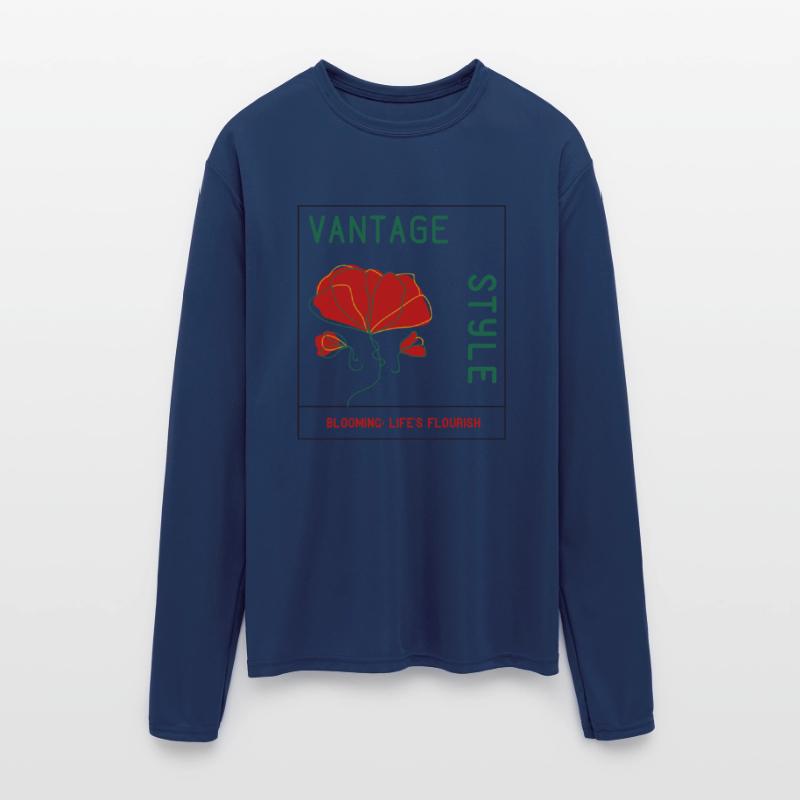 Blooming Rose - Retro beautiful Floral Quote