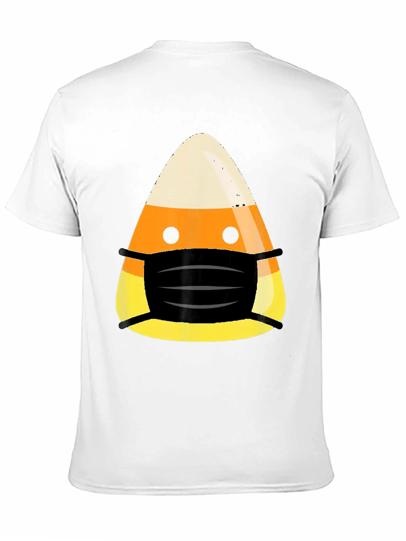 Halloween Candy Corn Mask T-Shirt
