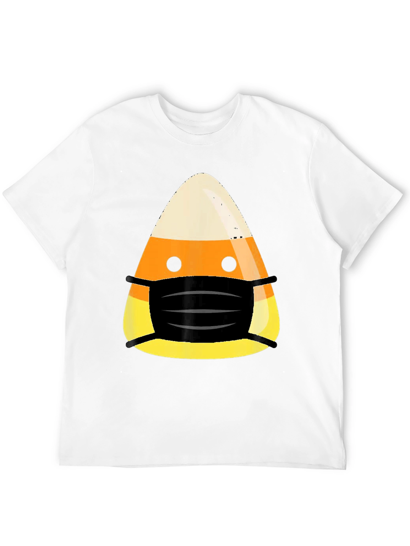 Halloween Candy Corn Mask T-Shirt