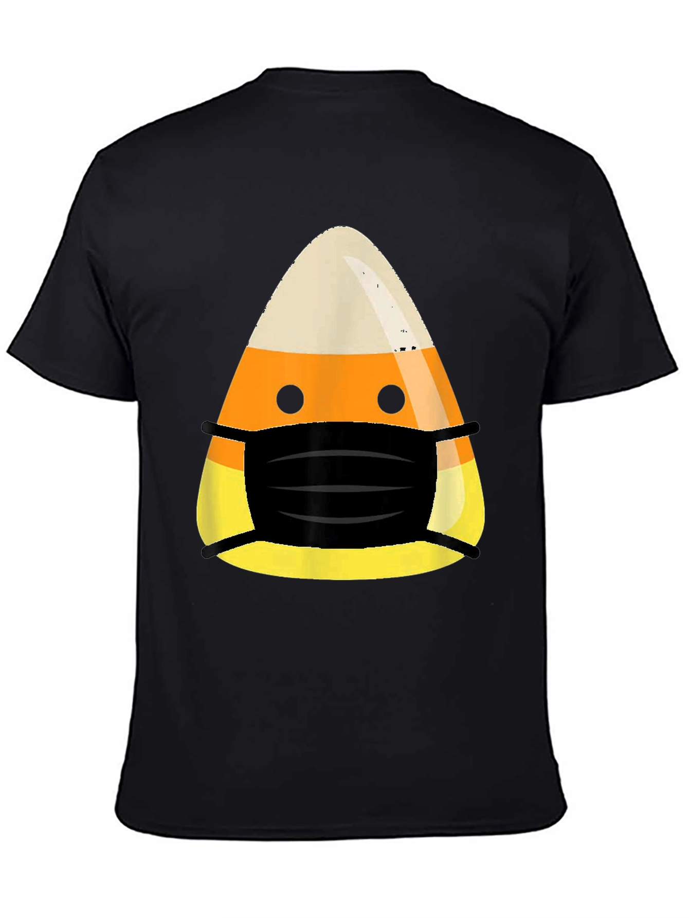 Halloween Candy Corn Mask T-Shirt