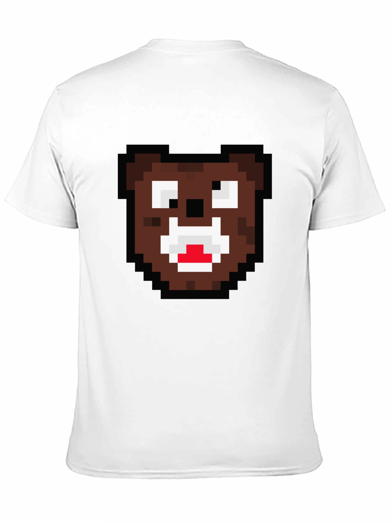 Pixel Bear Graphic T-Shirt - Casual Cool