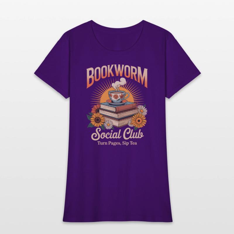 Bookworm Social Club Reading Lover