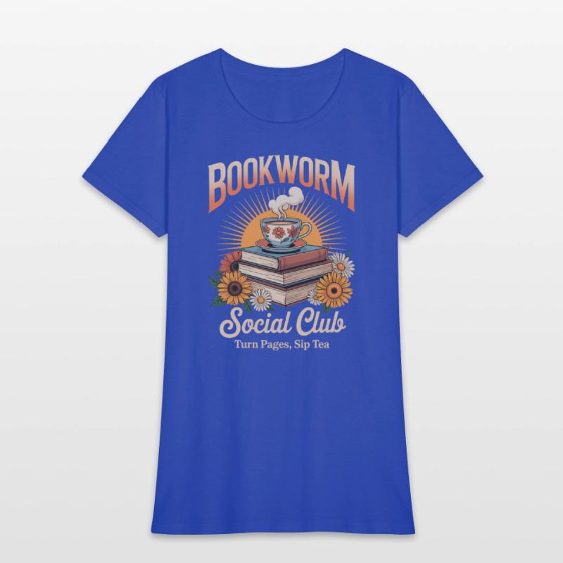 Bookworm Social Club Reading Lover