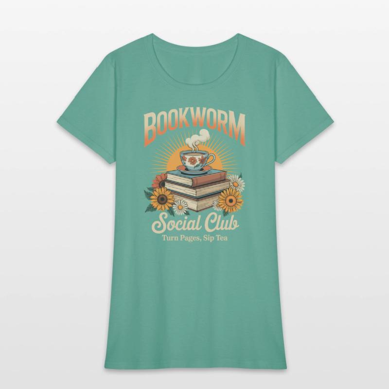 Bookworm Social Club Reading Lover