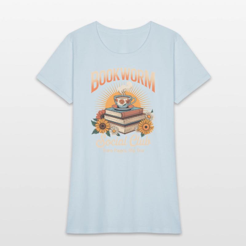 Bookworm Social Club Reading Lover