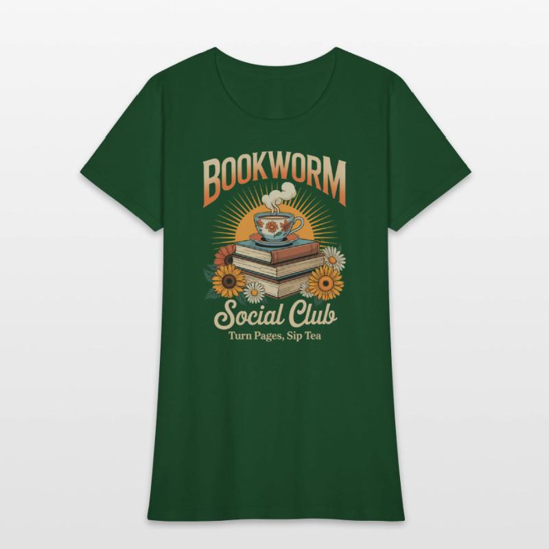 Bookworm Social Club Reading Lover