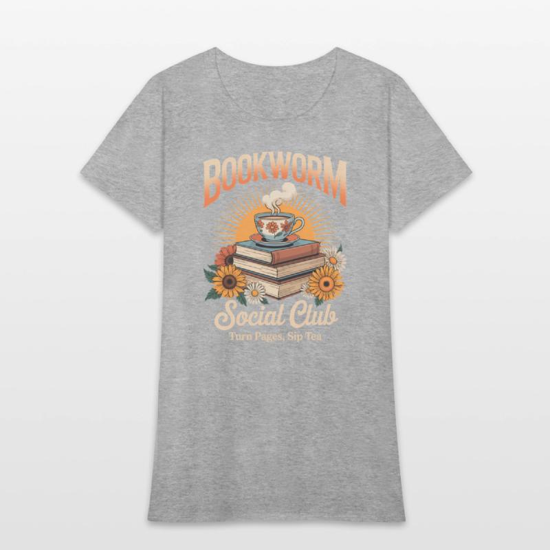 Bookworm Social Club Reading Lover