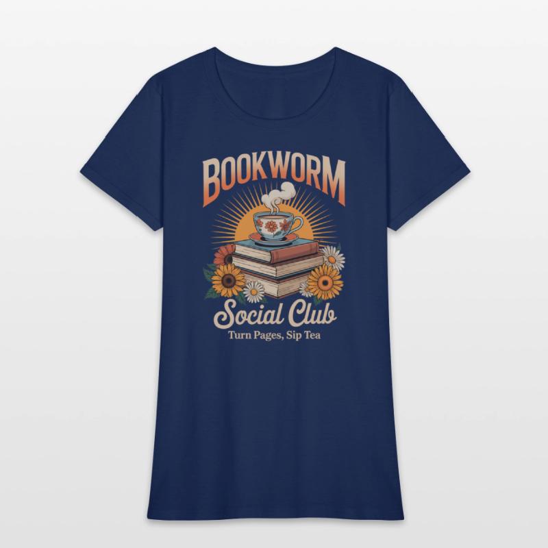Bookworm Social Club Reading Lover
