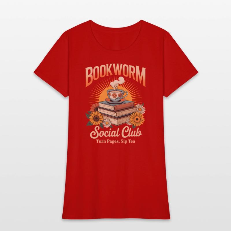 Bookworm Social Club Reading Lover