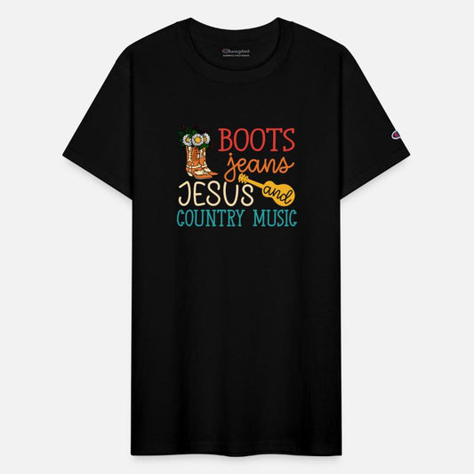 Boots Jeans Jesus and Country Music