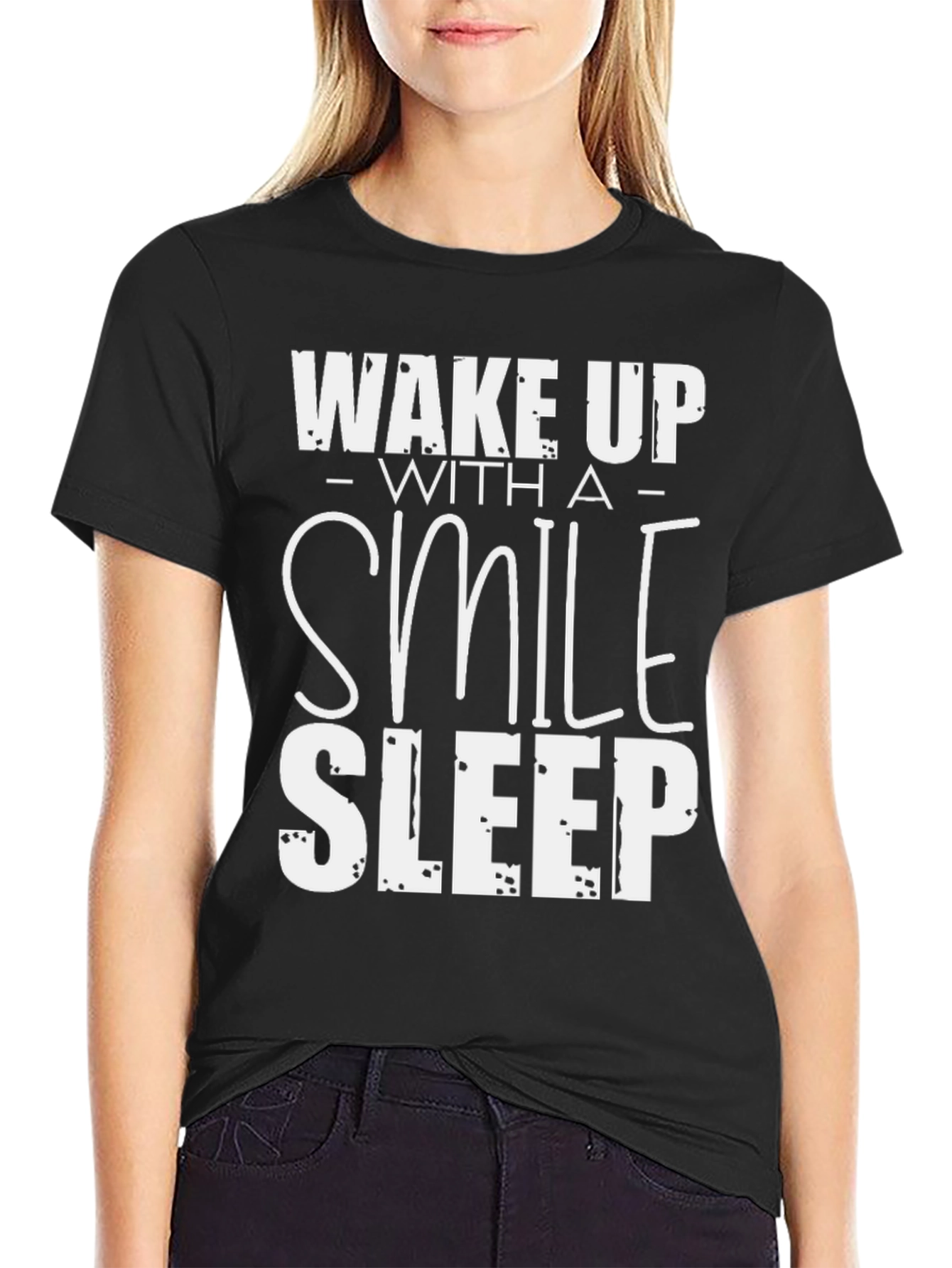 Wake Up with a Smile Graphic T-Shirt