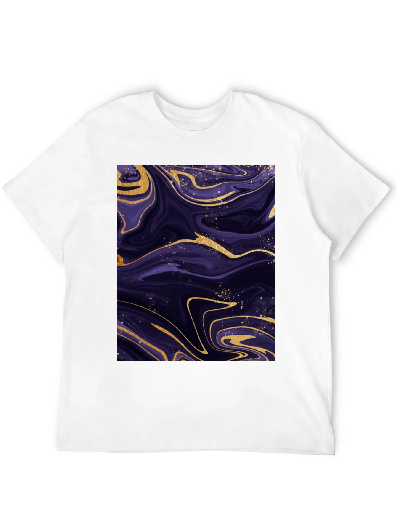 Swirl Art Graphic Tee - Abstract Design