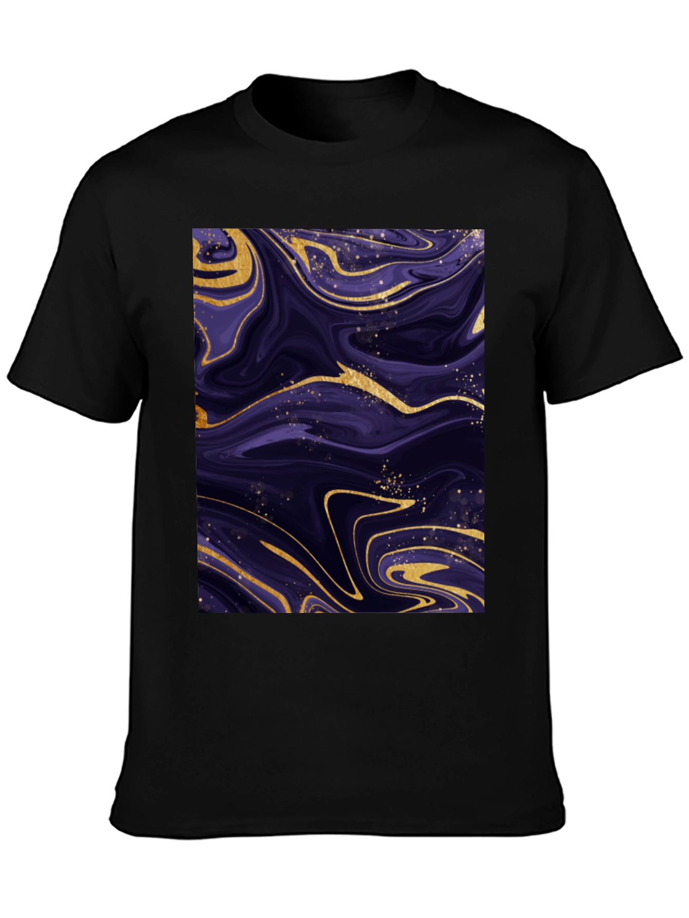 Swirl Art Graphic Tee - Abstract Design