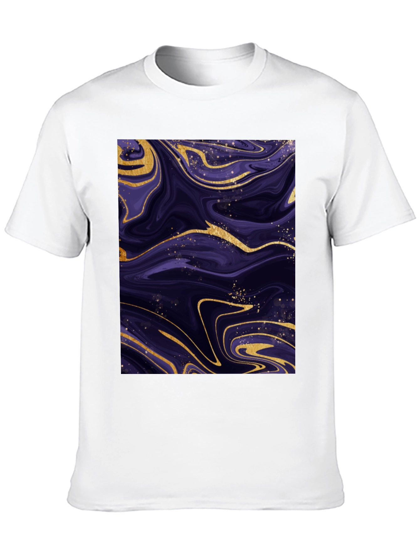 Swirl Art Graphic Tee - Abstract Design