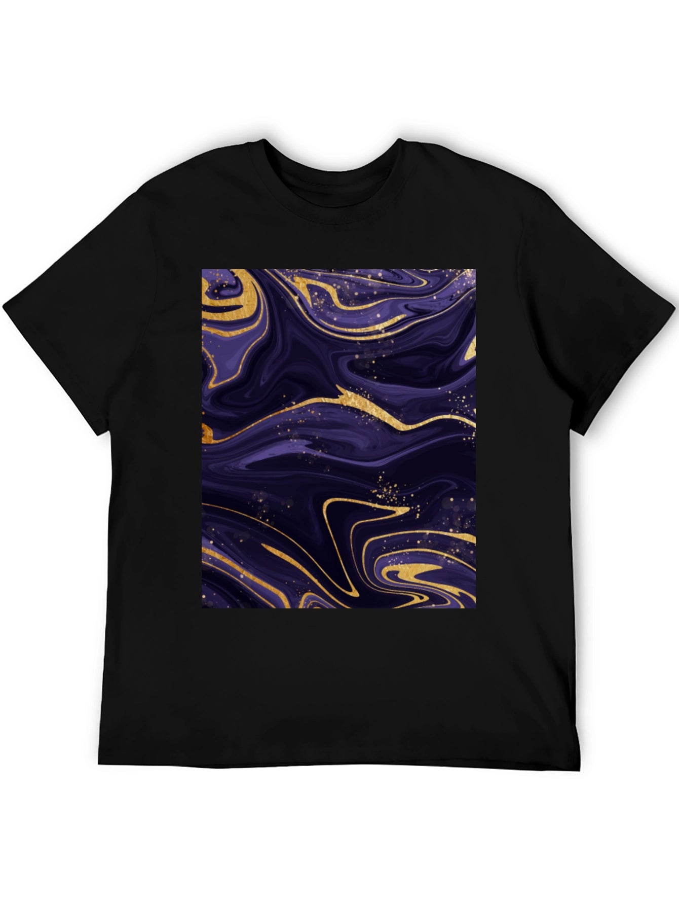 Swirl Art Graphic Tee - Abstract Design