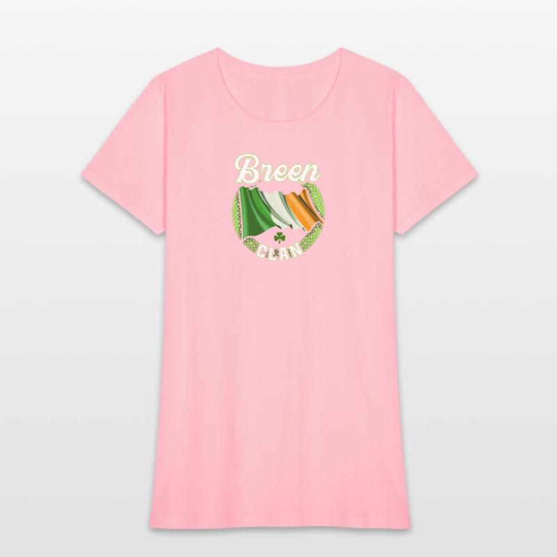 Breen Surname Irish Last Name Ireland Flag