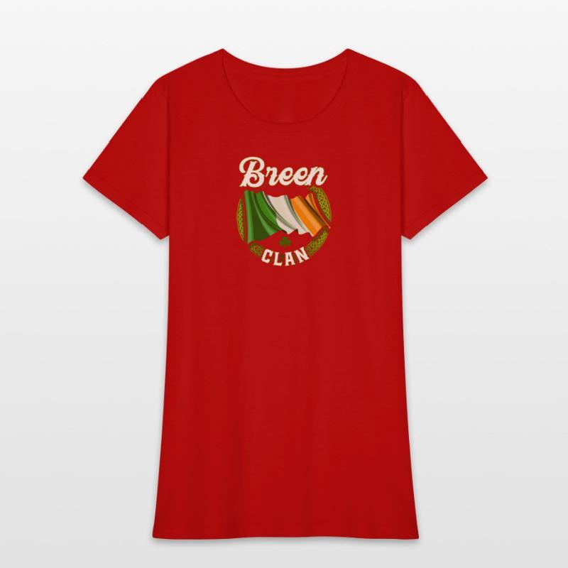 Breen Surname Irish Last Name Ireland Flag