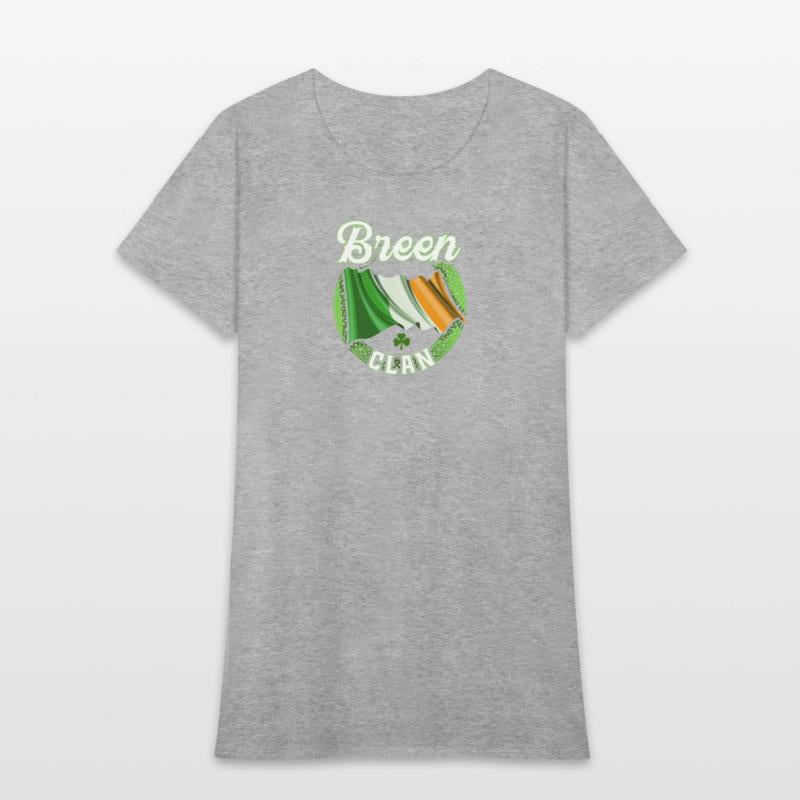 Breen Surname Irish Last Name Ireland Flag