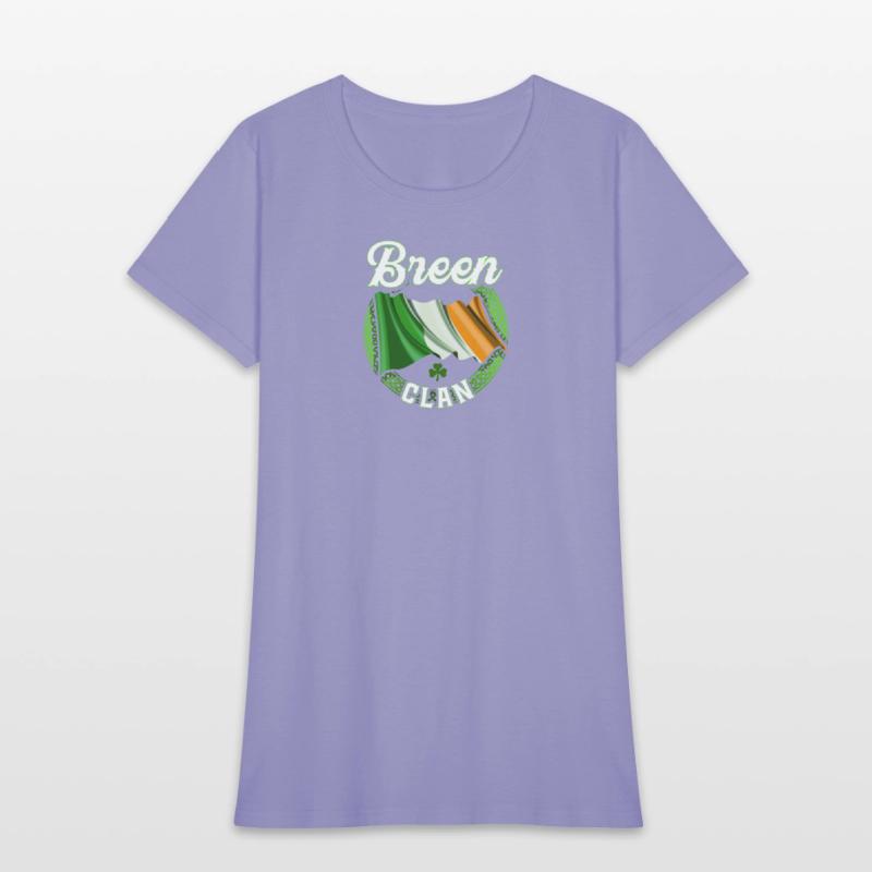 Breen Surname Irish Last Name Ireland Flag