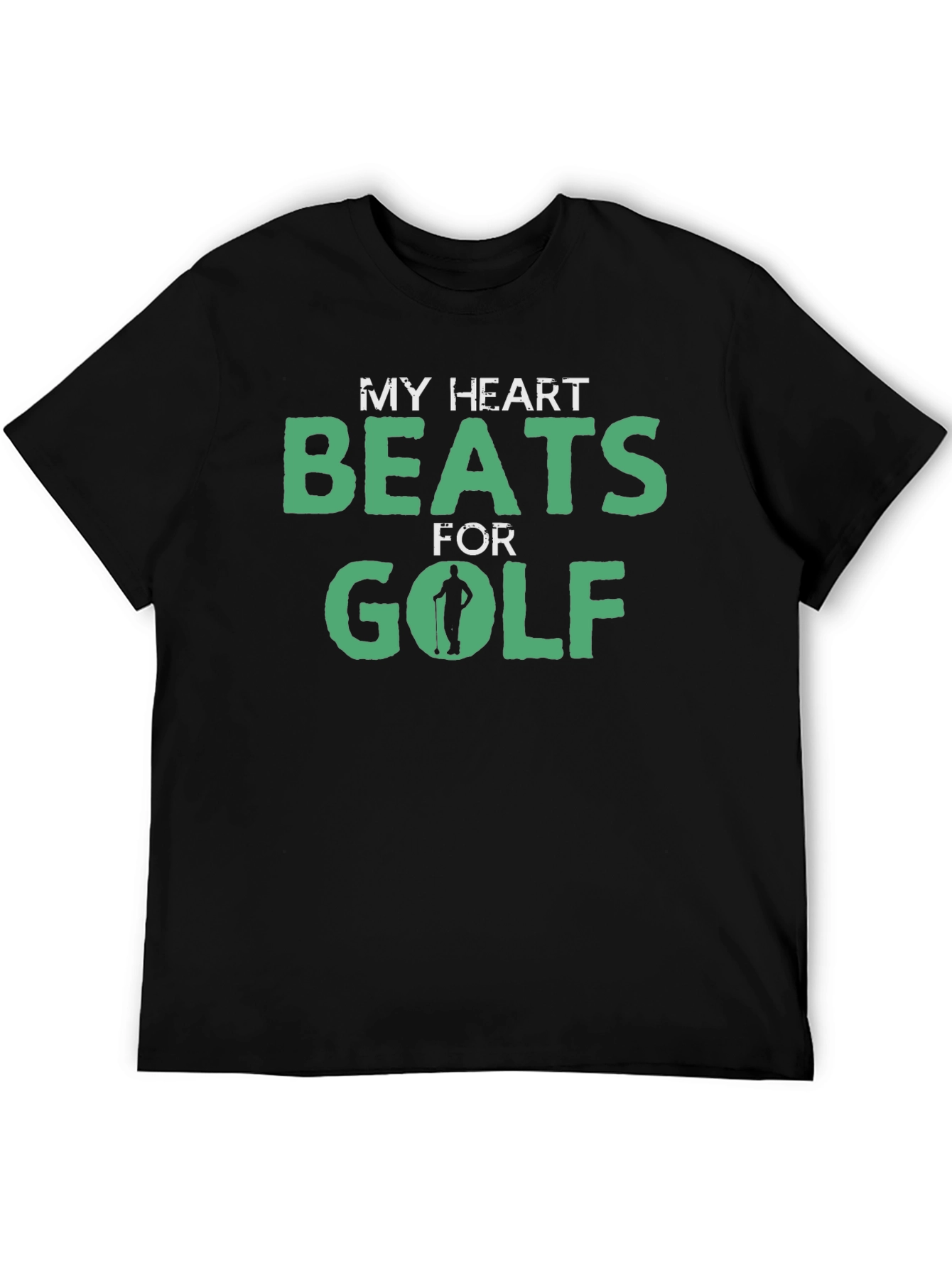 My Heart Beats for Golf Graphic T-Shirt