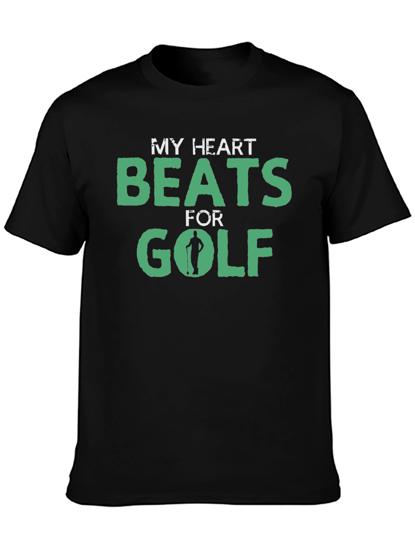 My Heart Beats for Golf Graphic T-Shirt