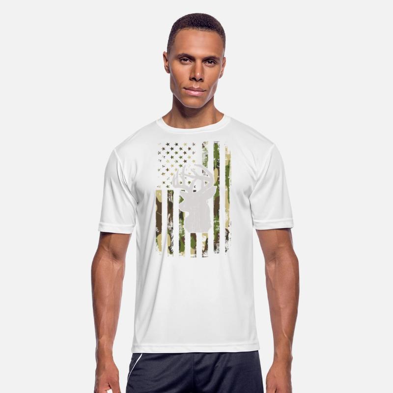 Buck Deer Hunting Camouflage Flag Hunter