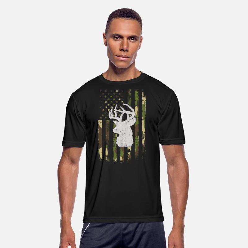 Buck Deer Hunting Camouflage Flag Hunter