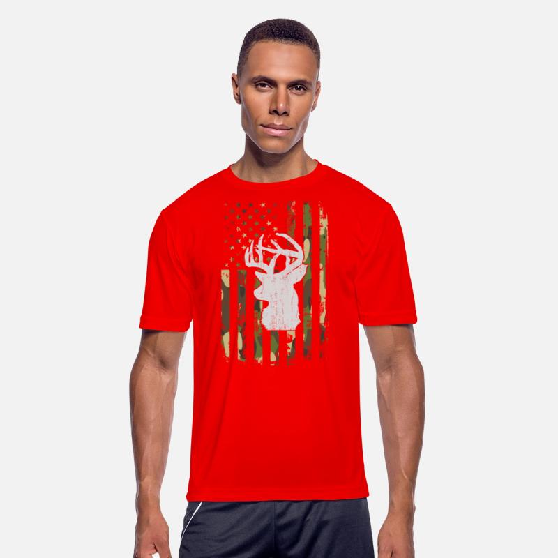 Buck Deer Hunting Camouflage Flag Hunter