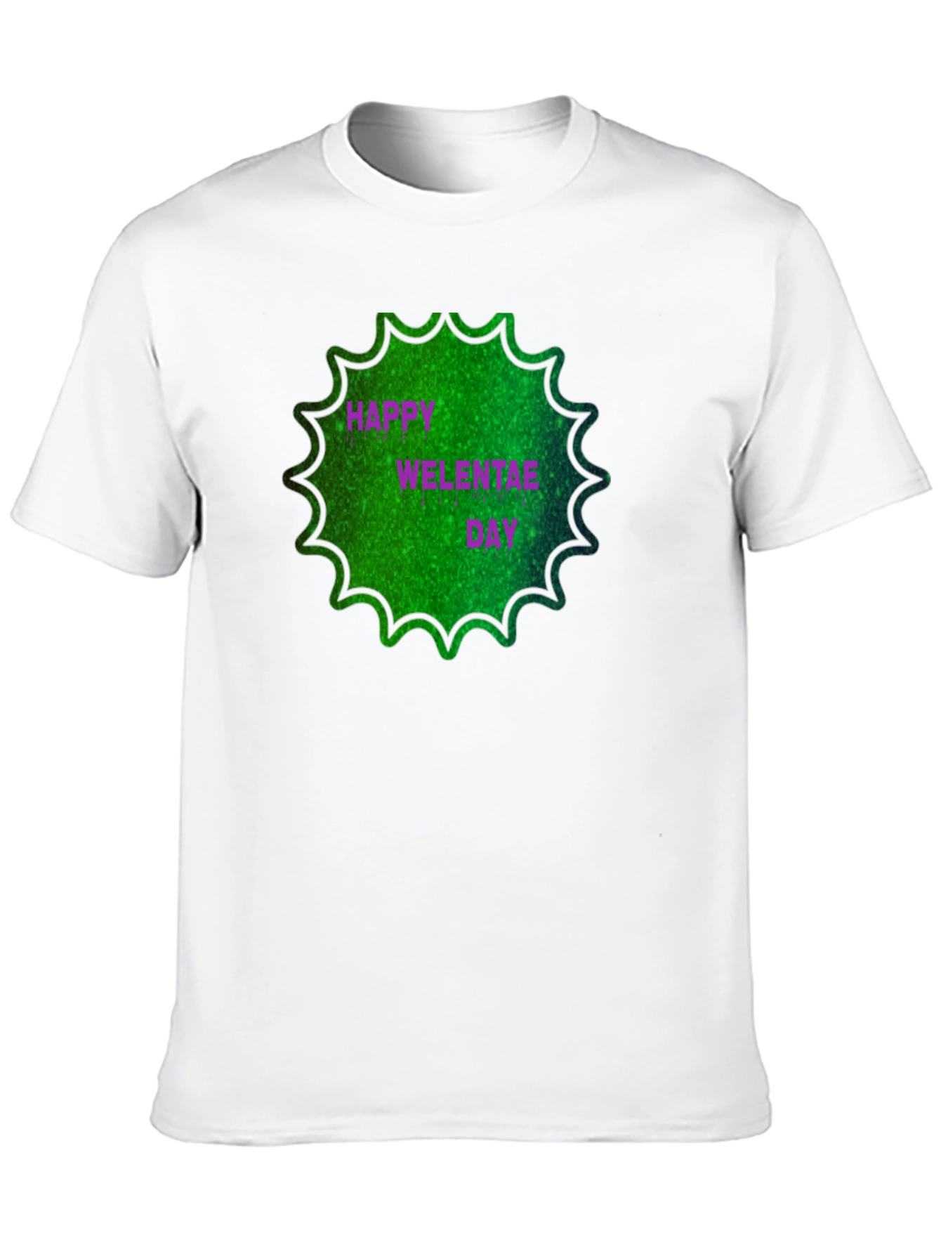Happy Welentae Day Black T-Shirt