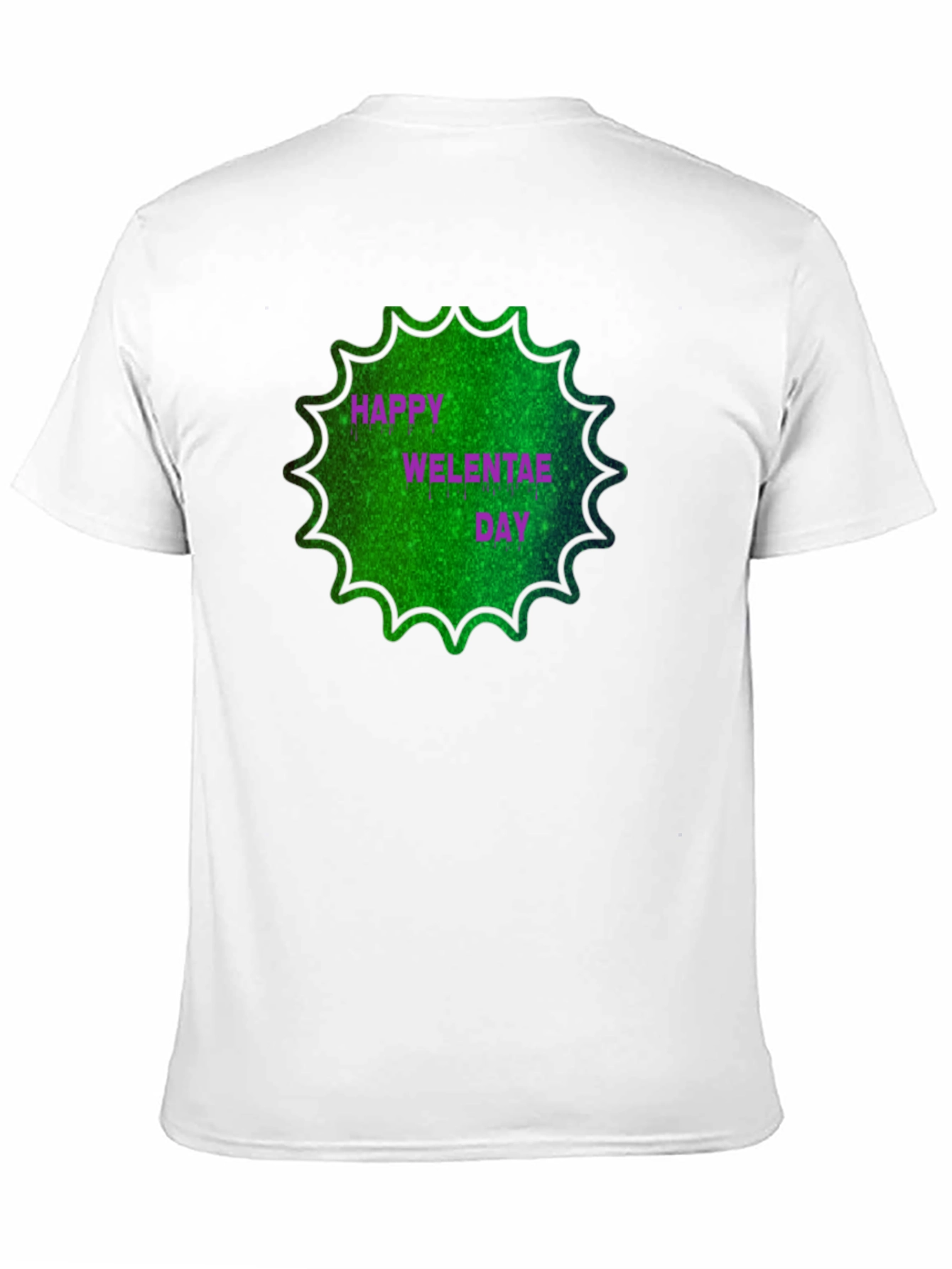 Happy Welentae Day Black T-Shirt