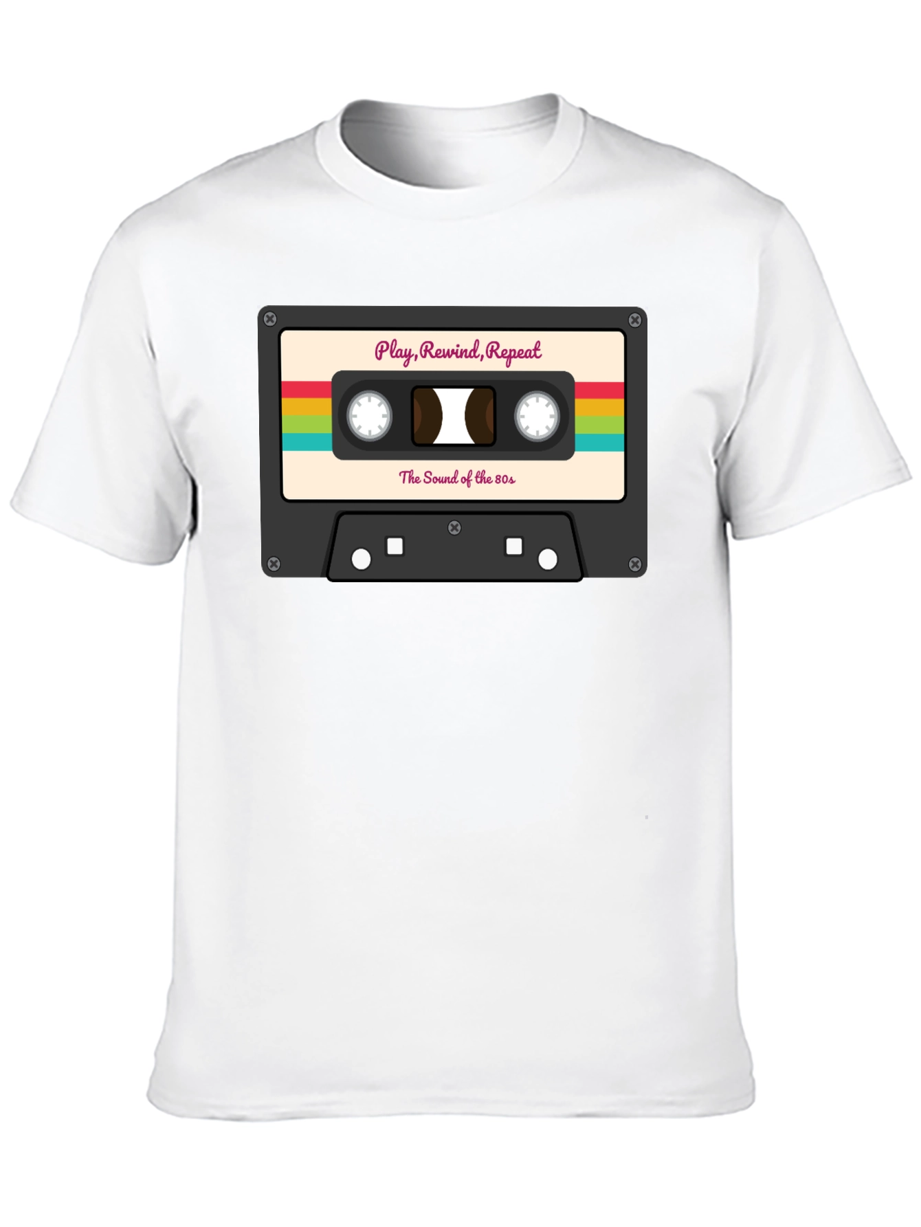 Retro Cassette Tape T-Shirt - 80s Music Lover Tee