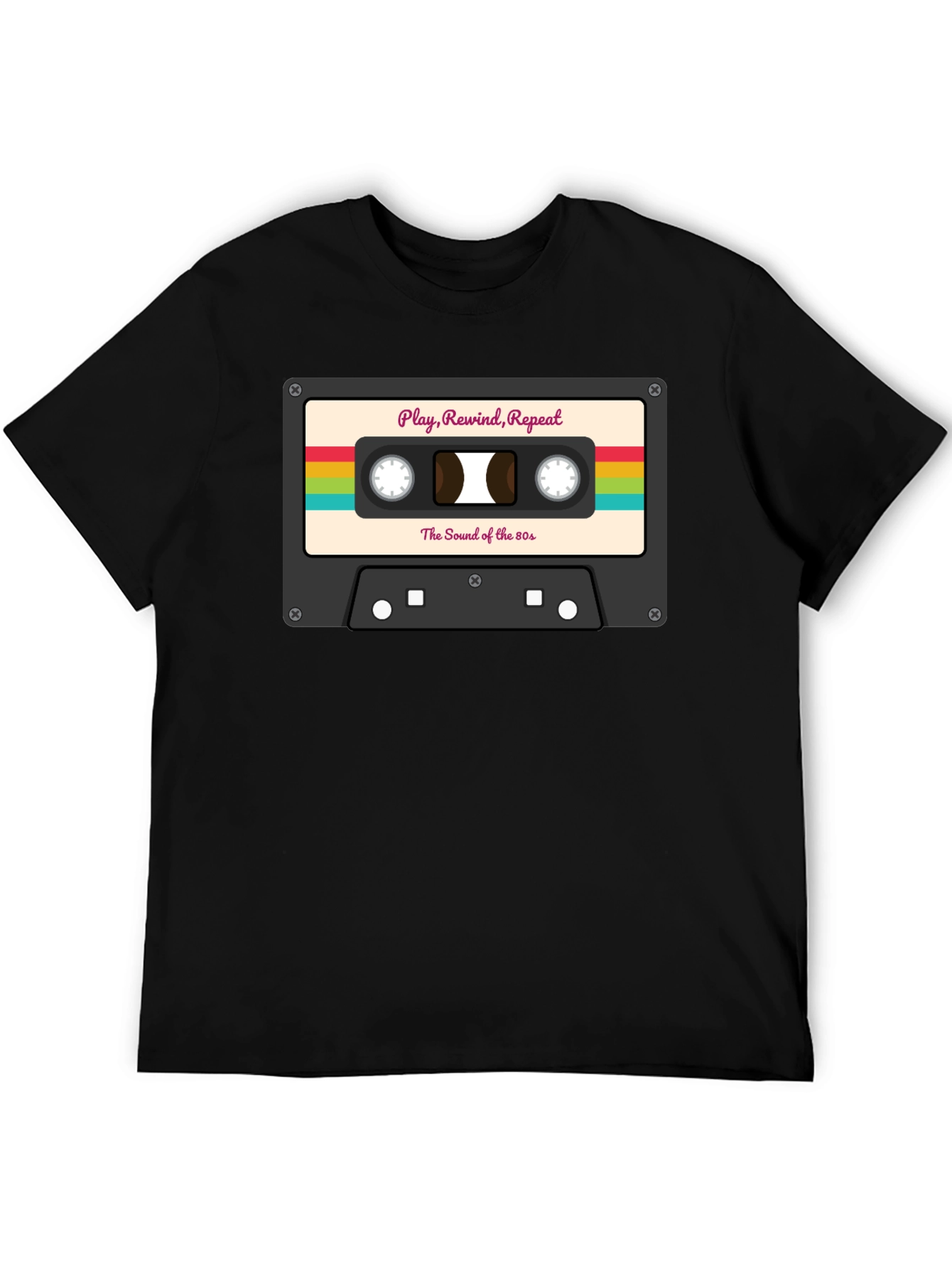 Retro Cassette Tape T-Shirt - 80s Music Lover Tee